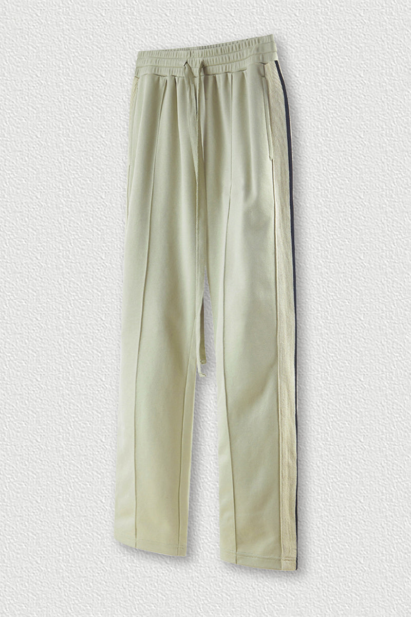 Sports Pants with Side Stripes - Elastic Joggers for Training & Casual