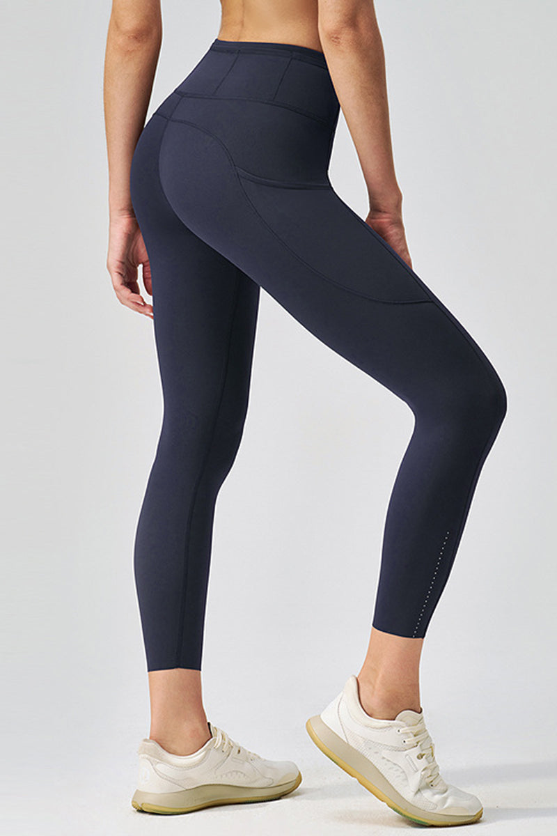 Women High-Waist Reflective Sculpting Yoga Leggings