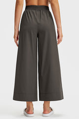 Women Straight-Leg Breathable Quick-Dry Wide-Leg Yoga Pants