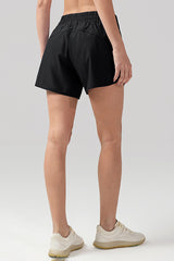 Women Quick-Dry High-Waist Breathable Stretch Fitness Yoga Shorts