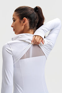 Women Slim-Fit Quick-Dry Hooded Yoga Jacket