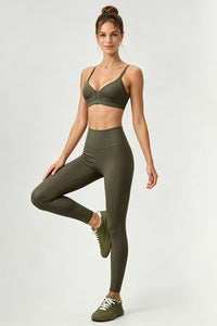 Women's Camisole Bra And Sculpting Leggings Yoga Set