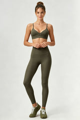 Women's Camisole Bra And Sculpting Leggings Yoga Set