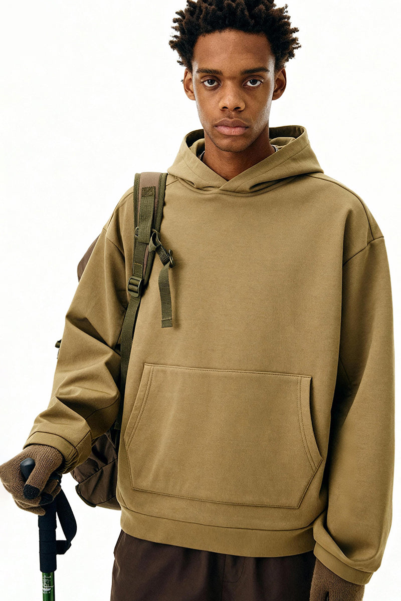Men 4-Way Stretch Fleece Hoodie