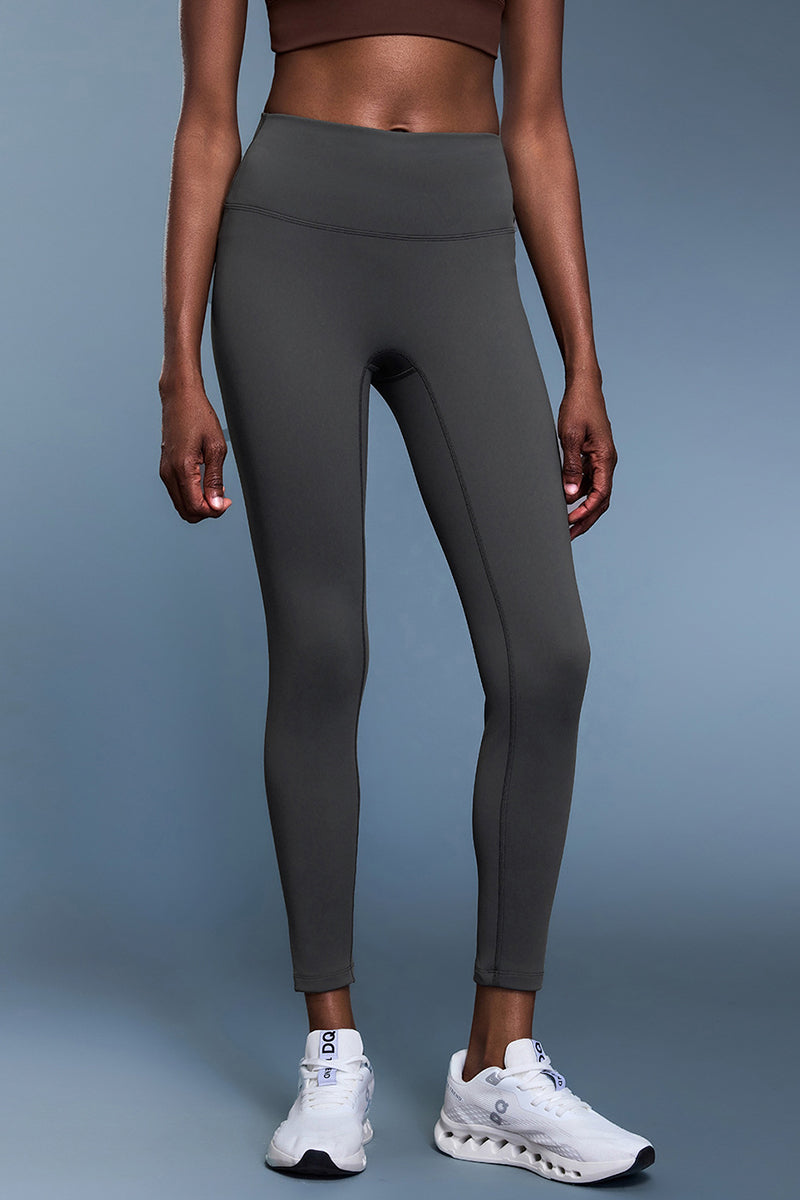 Women High-Waisted Fleece-Lined Tummy Control Cycling Yoga Leggings