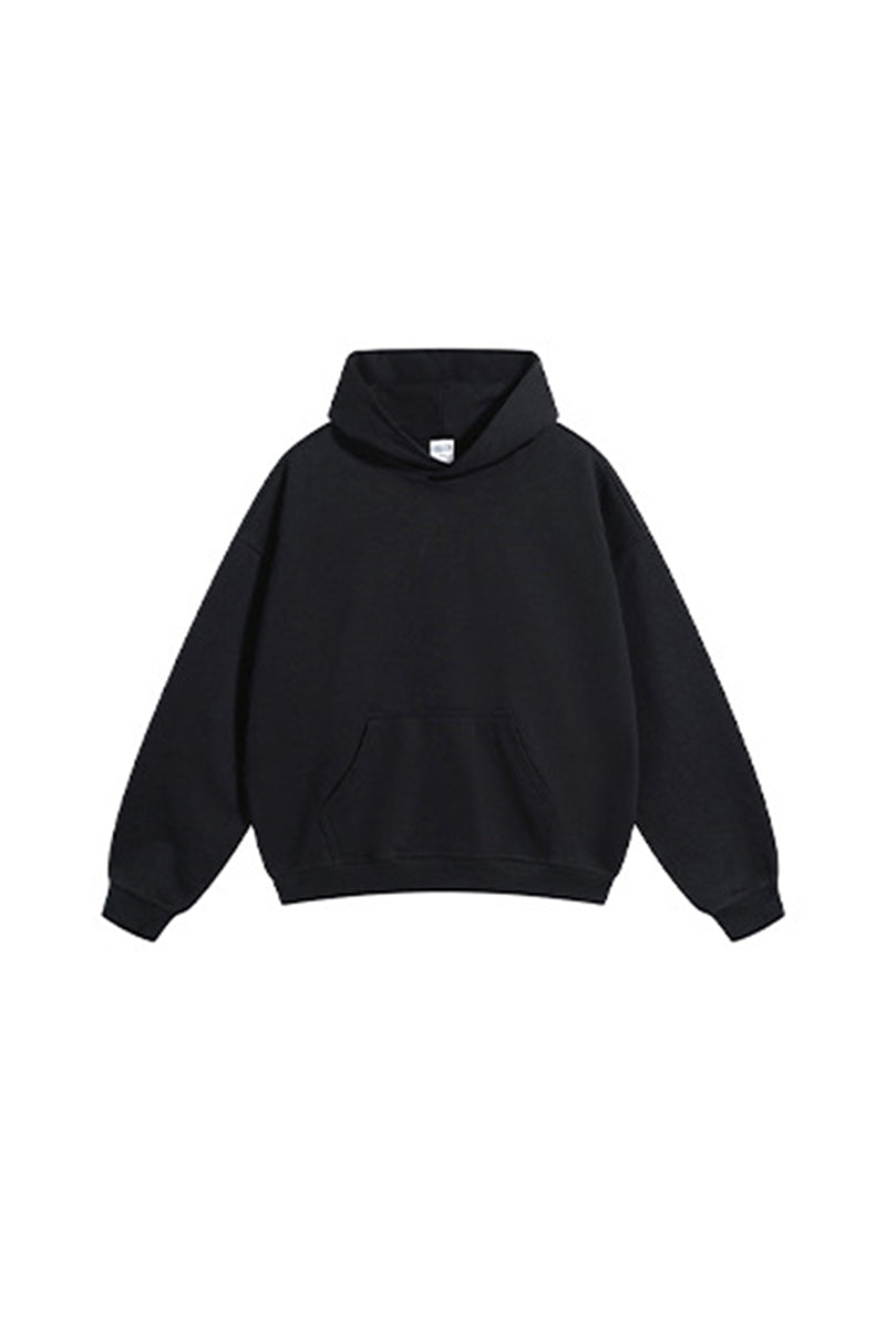 Unisex Heavyweight Terry Hoodie: Retro Modern Blend Design