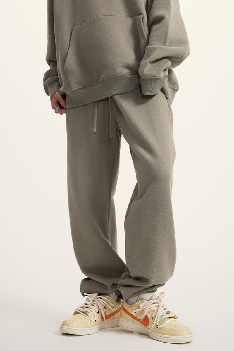 Men's teen loose casual fleece sports trousers