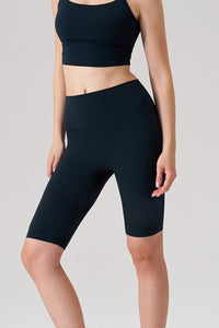 Women Naked-Feel High-Waist Sculpting Yoga Shorts