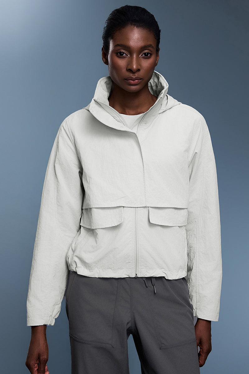 Women Waterproof Packable Outdoor Windbreaker Jacket