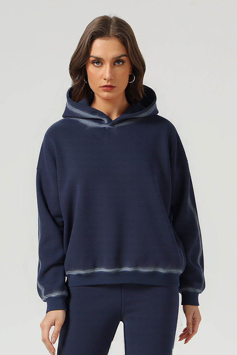 Unisex Vintage Fleece Washed Hoodie