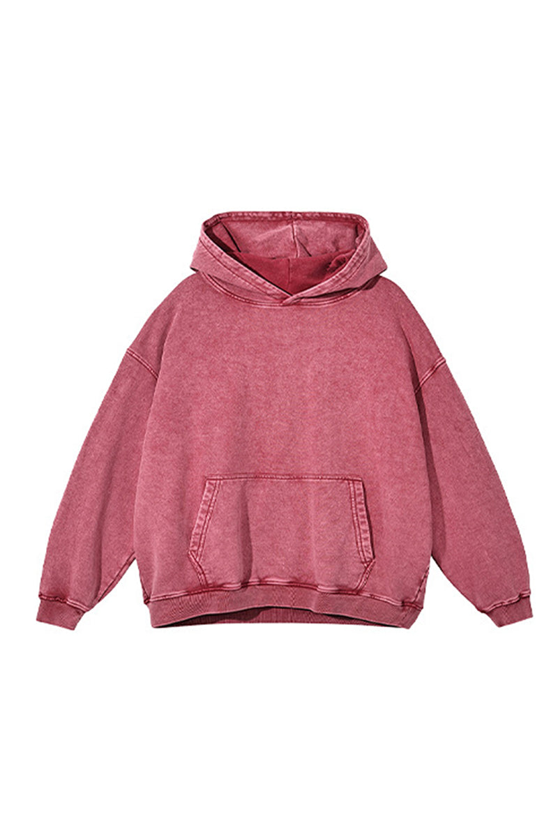 Men/Women Unisex Heavyweight 420G Wax-Dye Hoodie