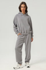 Unisex Casual Loose Fleece Hoodie