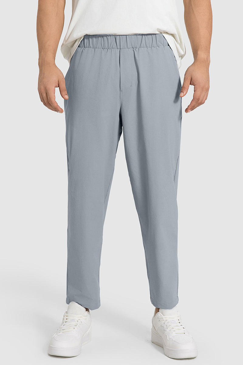 Men Lightweight Quick-Dry Straight Leg Casual Pants