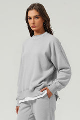 Unisex Basic Loose Fleece Hoodie