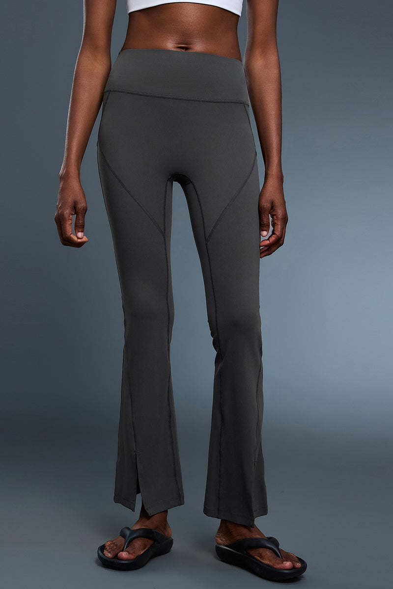 Women High-Waisted Shaping Flared-Leg Naked-Feel Yoga Running Pants