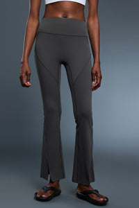 Women High-Waisted Shaping Flared-Leg Naked-Feel Yoga Running Pants