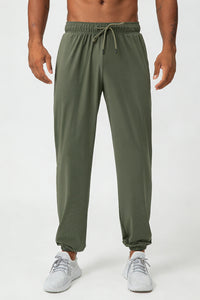 Men's Summer Cooling High-Stretch Drawstring Jogging Pants