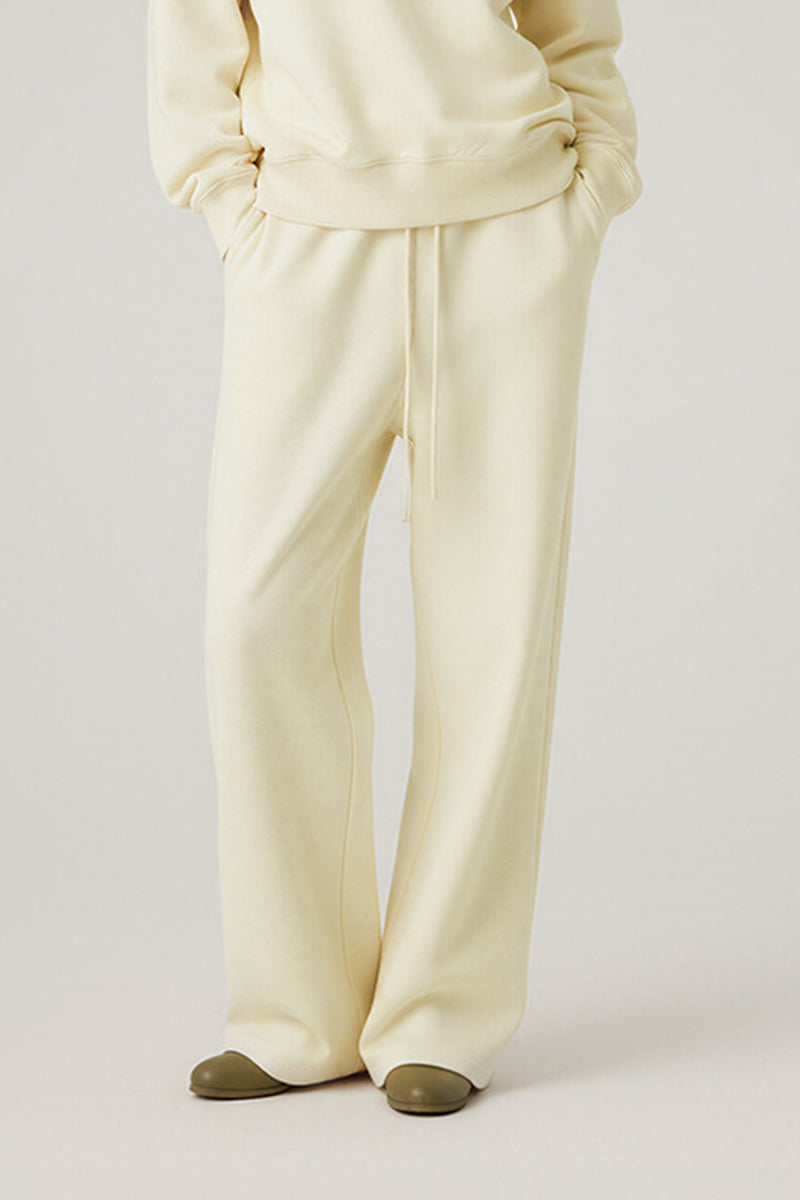 Women Relaxed Mid-Rise Wide-Leg Banana Pants - Lyocell Air Layer