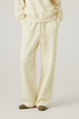 Women Relaxed Mid-Rise Wide-Leg Banana Pants - Lyocell Air Layer