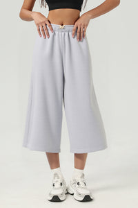 Unisex Casual Heavyweight Fleece Seven-Inch Pants