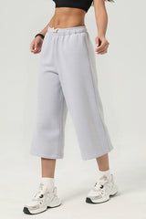 Unisex Casual Heavyweight Fleece Seven-Inch Pants