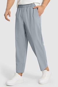 Men Lightweight Quick-Dry Straight Leg Casual Pants