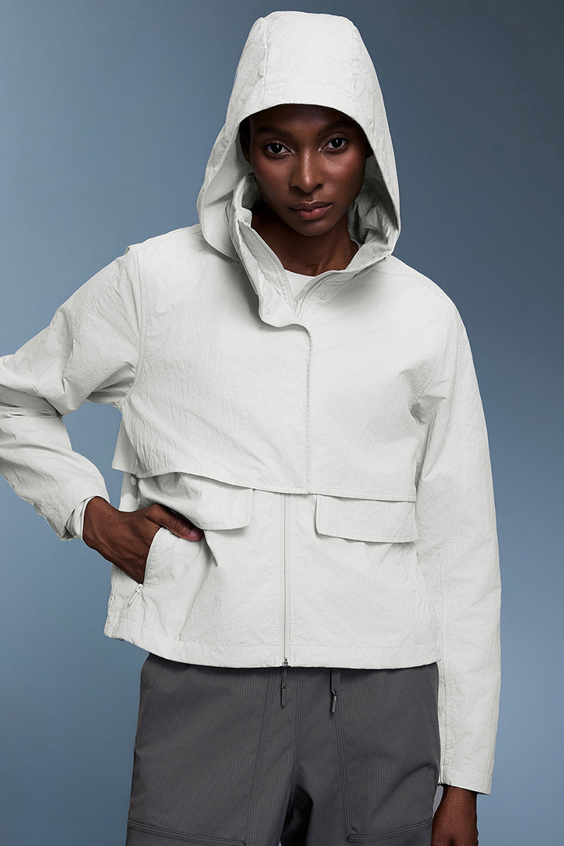 Women Waterproof Packable Outdoor Windbreaker Jacket
