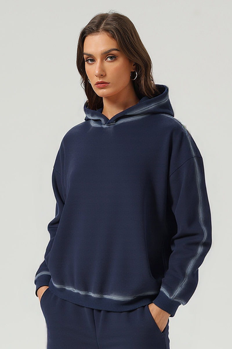 Unisex Vintage Fleece Washed Hoodie