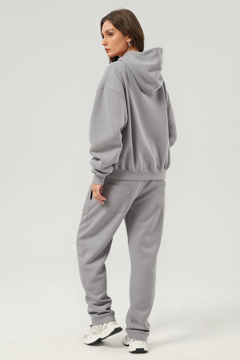 Unisex Casual Loose Fleece Hoodie