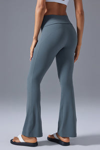 Women High-Waist Sculpting Flare-Leg Naked-Feel Yoga Leggings