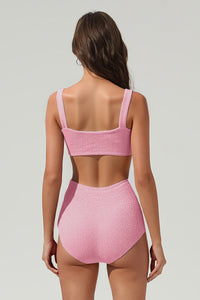 Women's Mint Textured Triangle Cup Bikini Set