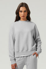 Unisex Basic Loose Fleece Hoodie