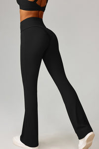 Women High-Waist Flared Naked-Feel Yoga Leggings