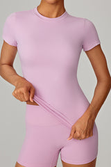 Women Spring Quick-Dry Yoga T-Shirt
