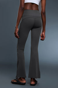 Women High-Waisted Shaping Flared-Leg Naked-Feel Yoga Running Pants