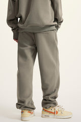 Men's teen loose casual fleece sports trousers