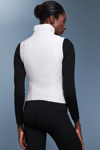 Women Stand-Collar Fleece-Lined Windproof Lightweight Vest