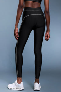 Women Color Block High-Waisted Sculpting Yoga Leggings