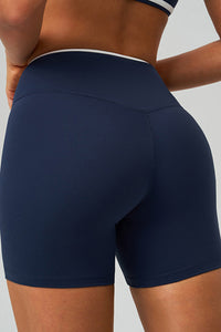 Women Crisscross High-Waist Yoga Shorts