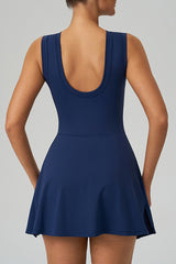 Women Fake Two-Piece Sports Dress