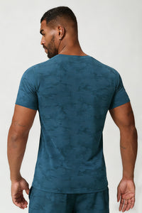 Men's Summer Cooling Lightweight Round Neck Sport T-shirt