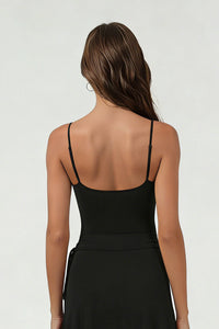 Women's Sports Ballet Pleated Sleeveless Yoga Top