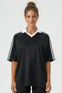 Unisex 165G lightweight retro V-neck sports jersey T-shirt