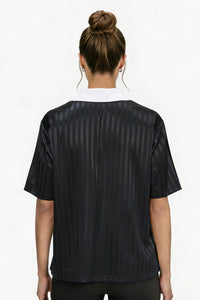 Unisex 165G lightweight retro V-neck sports jersey T-shirt