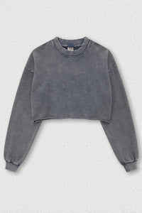 Women's Cropped Long Sleeve T-Shirt