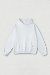 Solid color hoodie terry sweatshirt
