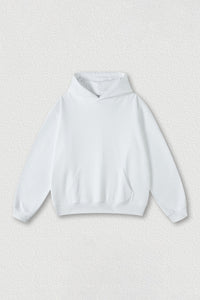 Solid color hoodie terry sweatshirt