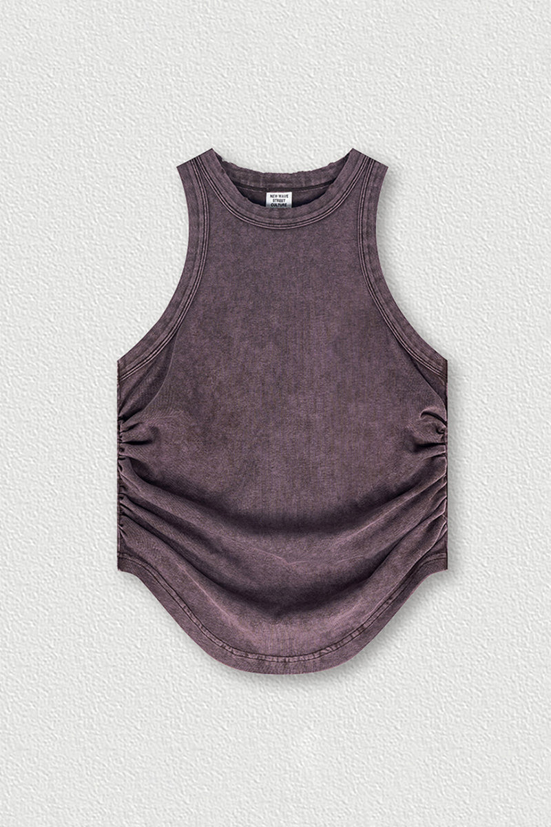 Women's Pleated Tank Top