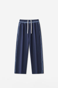 Unisex Retro Fleece Straight-Leg Sweatpants