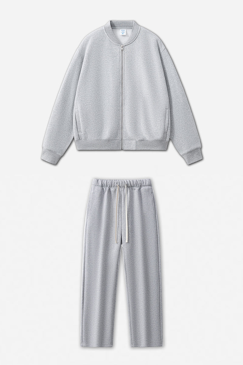 Unisex Cleanfit Fleece Zip-Up Jacket And Pants